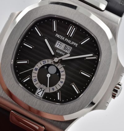Patek Philippe Nautilus Mondphase 5726a-001 Moonphase Calendar Stainless Steel