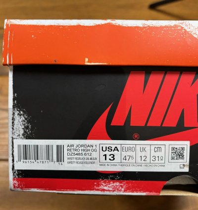 Jordan 1 Retro High Og Chicago Lost Found