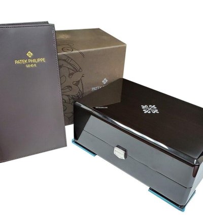 Patek Philippe Nautilus Moon Phase 40mm Grey White Gold 5712g-001 Box Papers