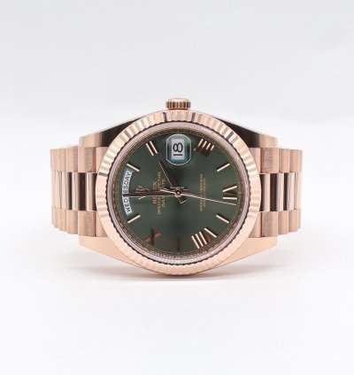 Rolex Day-date 40 Olive Green New Unworn Year 2021 Full Set