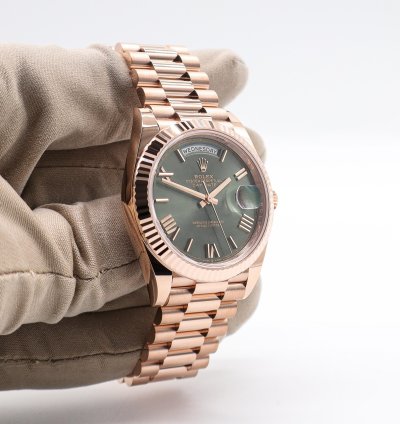 Rolex Day-date 40 Olive Green New Unworn Year 2021 Full Set