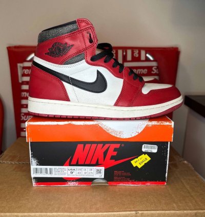 Jordan 1 Retro High Og Chicago Lost Found - Sz 9 5