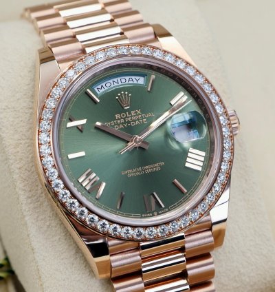 Rolex Day-date 40 Olive Rbr