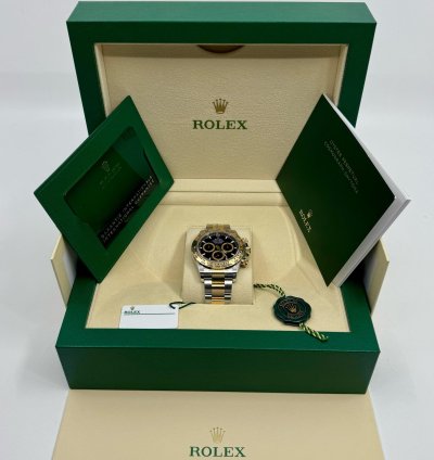 Rolex Daytona New 2025 - Daytona - Black Dial - Gold Steel - 126503