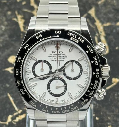 Rolex Daytona New 2025 - Panda - White Dial - 126500ln
