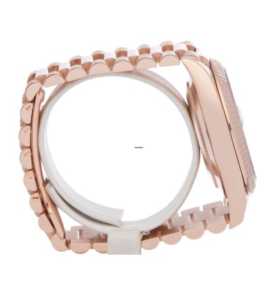 Rolex Day-date 40 Olive Unworn With Some Stickers 18k Rose Gold 228235 - Ats-w007814