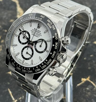 Rolex Daytona New 2025 - Panda - White Dial - 126500ln