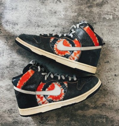 2004 Nike Sb Dunk High Huf Tie Dye