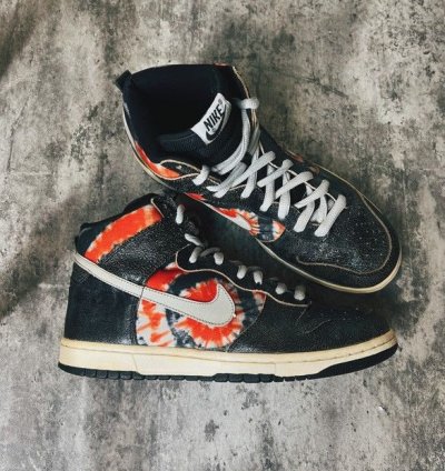 2004 Nike Sb Dunk High Huf Tie Dye