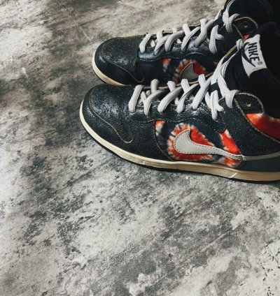 2004 Nike Sb Dunk High Huf Tie Dye