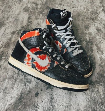 2004 Nike Sb Dunk High Huf Tie Dye