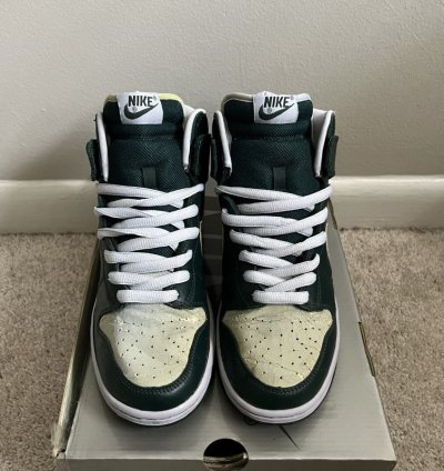 2004 Nike Sb Dunk High Pro Ghost Deep Olive Size 8 305050302