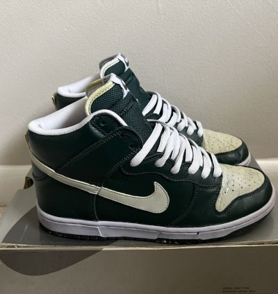2004 Nike Sb Dunk High Pro Ghost Deep Olive Size 8 305050302