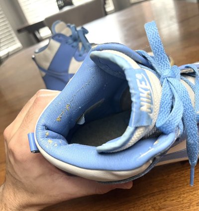 2004 Unc Dunks Vintage University Carolina Blue