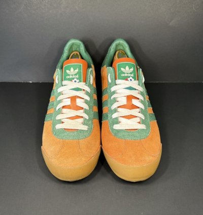 2004 Vintage Adidas Espana 82 Kick Orange Green