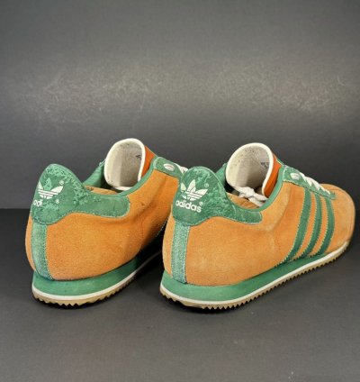 2004 Vintage Adidas Espana 82 Kick Orange Green