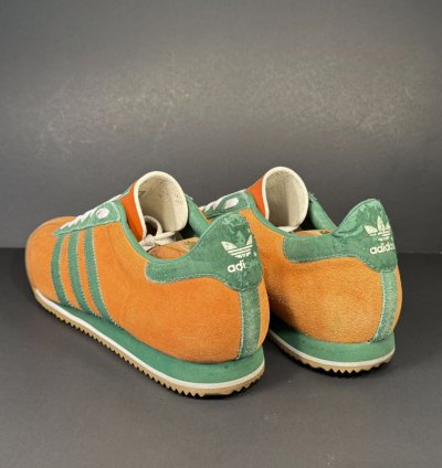 2004 Vintage Adidas Espana 82 Kick Orange Green