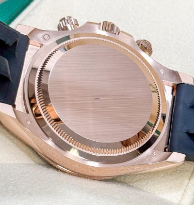 Rolex Daytona New 2025 126515ln Black Rose Gold Oysterflex 40 Mm