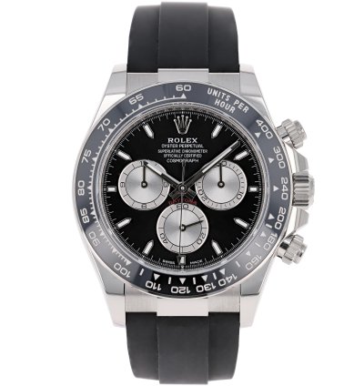 Rolex Daytona New 2025 126519ln Black White Gold Oysterflex 40 Mm