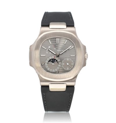 Patek Philippe Nautilus Moonphase Power Reserve 40 White Gold Moonphase Power Reserve - 2017 Papers