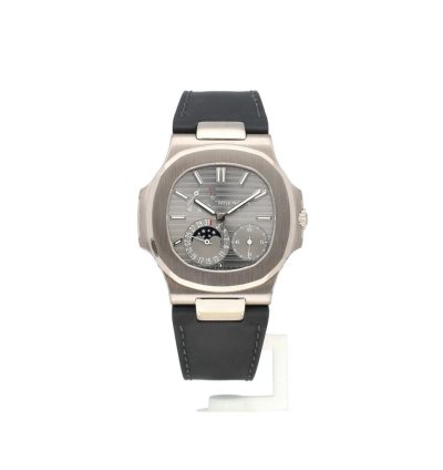 Patek Philippe Nautilus Moonphase Power Reserve 40 White Gold Moonphase Power Reserve - 2017 Papers