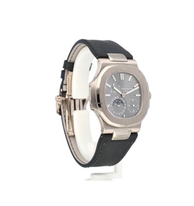 Patek Philippe Nautilus Moonphase Power Reserve 40 White Gold Moonphase Power Reserve - 2017 Papers