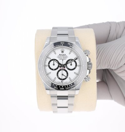 Rolex Daytona New 2025 April 126500ln White Panda Oyster Steel 40 Mm