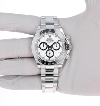Rolex Daytona New 2025 April 126500ln White Panda Oyster Steel 40 Mm