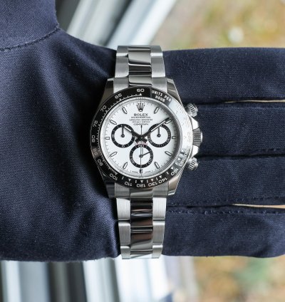 Rolex Daytona New 2025 April 126500ln White Panda Oyster Steel 40 Mm