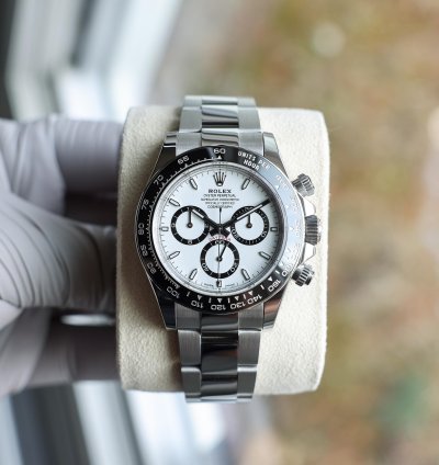 Rolex Daytona New 2025 April 126500ln White Panda Oyster Steel 40 Mm