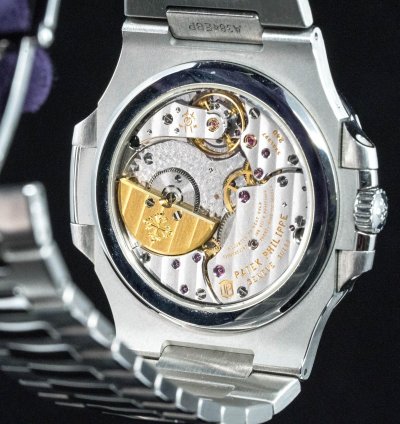 Patek Philippe Nautilus Moonphase Steel Blue Dial