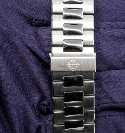Patek Philippe Nautilus Moonphase Steel Blue Dial