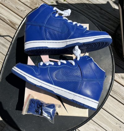 2005 Nike Sb Dunk High Pro Sb T19 Tokyo Royal Blue Size 11