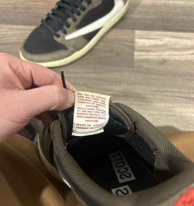 Jordan 1 Retro Low Og Sp Travis Scott Mocha