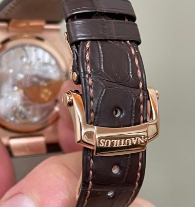 Patek Philippe Nautilus Oro Rosa Rose Gold Moonphases Fasi Luna