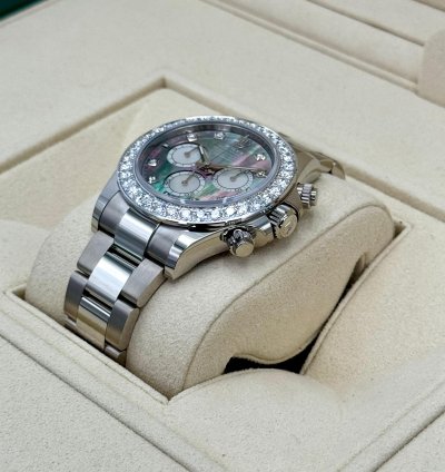 Rolex Daytona New 2025 Cosmograph Daytona 40mm 126579rbr White Gold Mother Of Pearl Diamond Dial