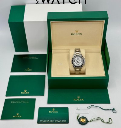 Rolex Daytona New 2025 Daytona 40mm 126500ln Stainless Steel White Panda Dial