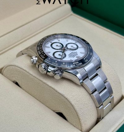 Rolex Daytona New 2025 Daytona 40mm 126500ln Stainless Steel White Panda Dial
