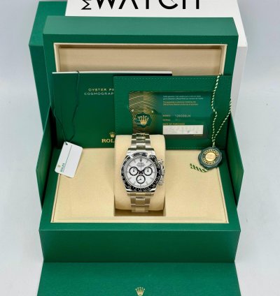 Rolex Daytona New 2025 Daytona 40mm 126500ln Stainless Steel White Panda Dial