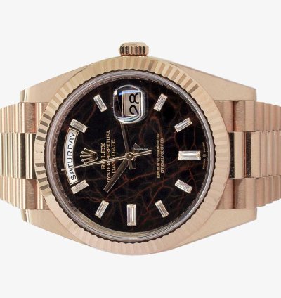 Rolex Day-date 40 Oyster Perpetual Day-date 40 Eisenkiesel Everose Gold 228235