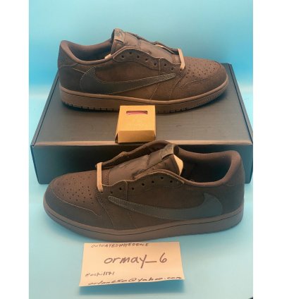 Jordan 1 Retro Low Og Sp Travis Scott Velvet Brown M8 5 W10
