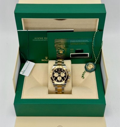 Rolex Daytona New 2025 Daytona 40mm 126503 Two-tone Black Diamond Dial