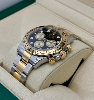 Rolex Daytona New 2025 Daytona 40mm 126503 Two-tone Black Diamond Dial