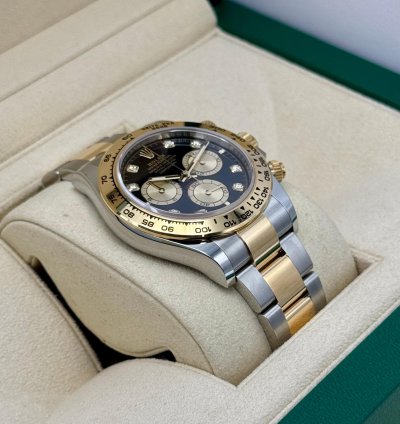 Rolex Daytona New 2025 Daytona 40mm 126503 Two-tone Black Diamond Dial
