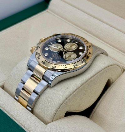 Rolex Daytona New 2025 Daytona 40mm 126503 Two-tone Black Diamond Dial
