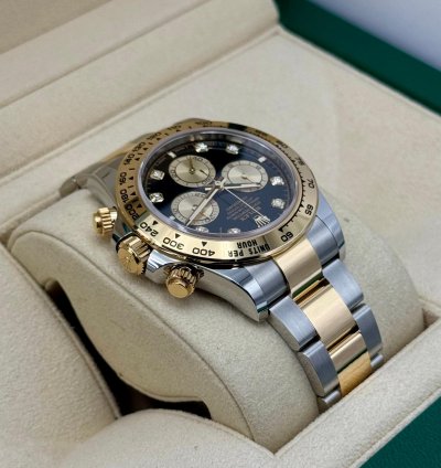 Rolex Daytona New 2025 Daytona 40mm 126503 Two-tone Black Diamond Dial