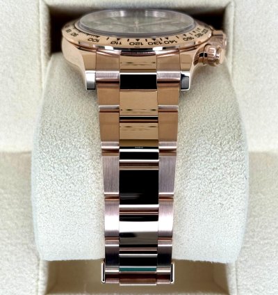 Rolex Daytona New 2025 Daytona 40mm 126505 Rose Gold Black Dial