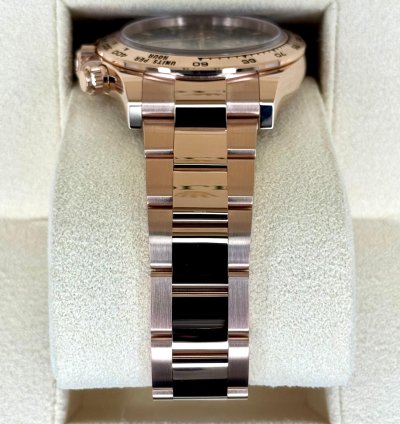 Rolex Daytona New 2025 Daytona 40mm 126505 Rose Gold Black Dial