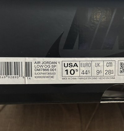 Jordan 1 Retro Travis Scott Black Phantom