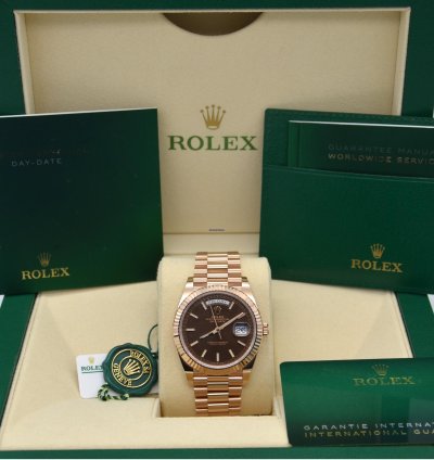 Rolex Day-date 40 Oyster Perpetual Daydate 40mm Pink Gold 228235 Chodmip